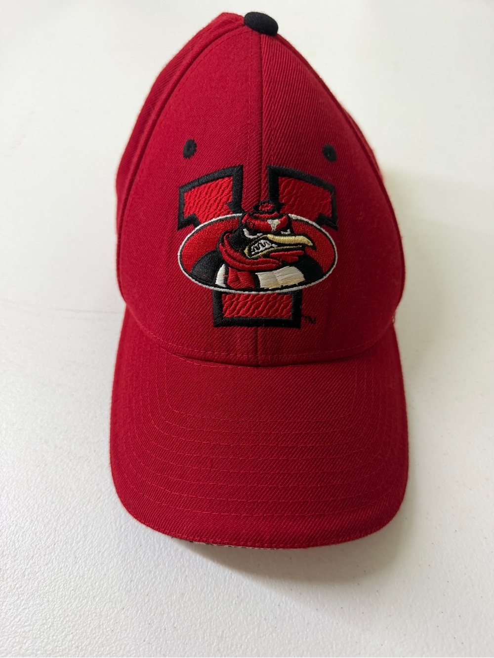 Vintage Youngstown State Penguins Zephyr Hat Red YSU Adjustable Wool Blend Cap